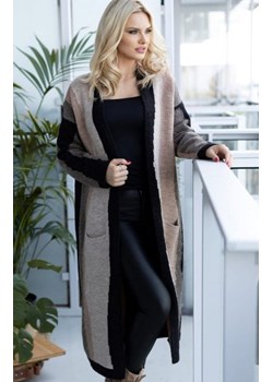 Kolorowy długi kardigan damski 30087/1 ze sklepu intimiti.pl w kategorii Swetry damskie - zdjęcie 187865790