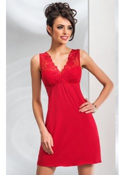 Donna Koszulka Kristina czerwona ze sklepu intimiti.pl w kategorii Koszule nocne - zdjęcie 187865861