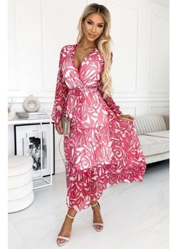 Numoco 476-1 ENRICA sukienka z dekoltem i długim rękawkiem ze sklepu intimiti.pl w kategorii Sukienki - zdjęcie 187865970