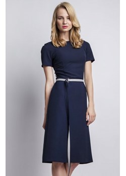 Sukienka z krótkim rękawem granatowa SUK128 ze sklepu intimiti.pl w kategorii Sukienki - zdjęcie 187866111