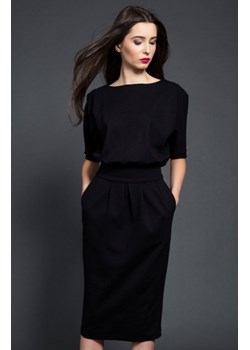 *Kasia Miciak design mono sukienka czarna ze sklepu intimiti.pl w kategorii Sukienki - zdjęcie 187866373