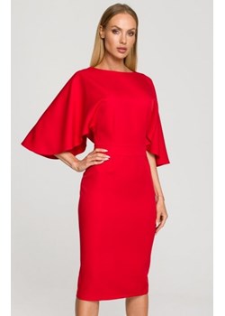 Sukienka ołówkowa czerwona midi M700 ze sklepu intimiti.pl w kategorii Sukienki - zdjęcie 187866383
