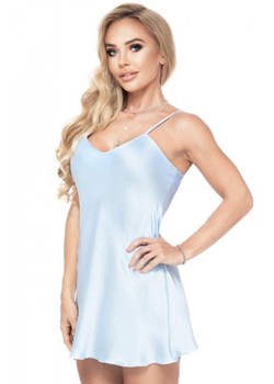 Irall Aria II koszulka satynowa błękitna ze sklepu intimiti.pl w kategorii Koszule nocne - zdjęcie 187866392