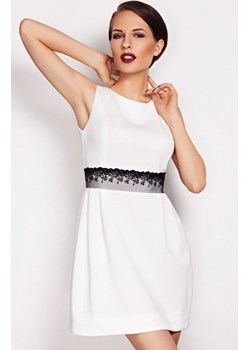 Vera Fashion Solange sukienka ecru ze sklepu intimiti.pl w kategorii Sukienki - zdjęcie 187866591