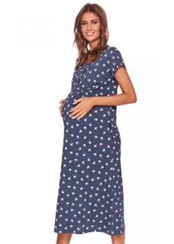 Doctor Nap TM.4119 długa koszula nocna w jaskółki ze sklepu intimiti.pl w kategorii Bielizna ciążowa - zdjęcie 187866844