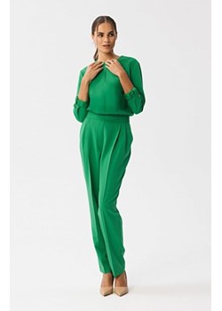 Stylove S355 kombinezon z łezką w dekolcie zielony ze sklepu intimiti.pl w kategorii Kombinezony damskie - zdjęcie 187866923