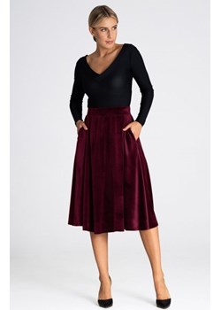 Figl M964 bordowa spódnica damska ze sklepu intimiti.pl w kategorii Spódnice - zdjęcie 187866932
