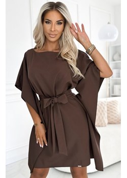 Numoco 287-33 SOFIA sukienka motyl z wiązaniem w pasie ze sklepu intimiti.pl w kategorii Sukienki - zdjęcie 187866952