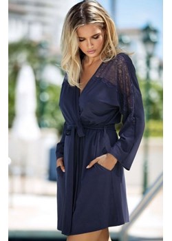 Dkaren Fibi szlafrok granatowy ze sklepu intimiti.pl w kategorii Szlafroki damskie - zdjęcie 187866982