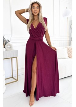 Numoco 509-3 elegancka długa suknia wiązana na wiele sposobów ze sklepu intimiti.pl w kategorii Sukienki - zdjęcie 187867012