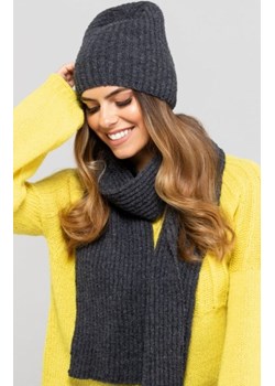 Kamea Kadyks szalik damski z wełną grafitowy ze sklepu intimiti.pl w kategorii Szaliki i chusty damskie - zdjęcie 187867680