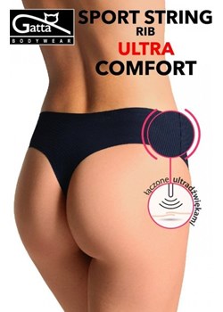 Gatta 41004 Sport RIB Ultra Comfort stringi damskie ze sklepu intimiti.pl w kategorii Majtki damskie - zdjęcie 187867732