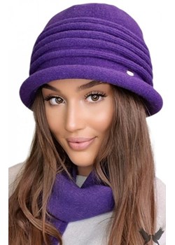 Kamea Salerno kapelusz damski fioletowy ze sklepu intimiti.pl w kategorii Kapelusze damskie - zdjęcie 187867790