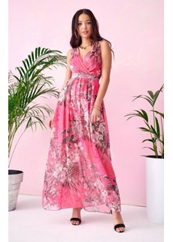 Szyfonowa długa sukienka letnia kolorowa 0209 U72 ze sklepu intimiti.pl w kategorii Sukienki - zdjęcie 187867951