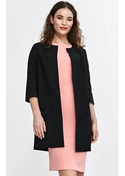 Nife dłuższa marynarka z przeszyciami czarna ze sklepu intimiti.pl w kategorii Marynarki damskie - zdjęcie 187868044
