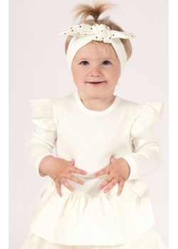 Kremowe body z falbankami ze sklepu intimiti.pl w kategorii Body niemowlęce - zdjęcie 187868273