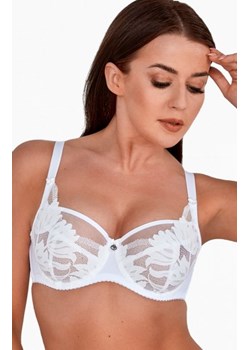 *Gaia BS 1135 Nike biustonosz miękki biały ze sklepu intimiti.pl w kategorii Biustonosze - zdjęcie 187868482