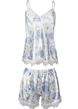 Satynowy komplet Flowers DK-KV/1 ze sklepu intimiti.pl w kategorii Piżamy damskie - zdjęcie 187868571