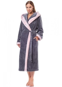 L&amp;L 9145 Hft długi 5XL szlafrok damski ze sklepu intimiti.pl w kategorii Szlafroki damskie - zdjęcie 187868620