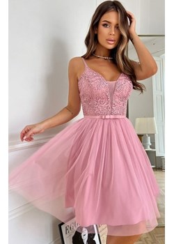 Rozkloszowa tiulowa sukienka 285-20 ze sklepu intimiti.pl w kategorii Sukienki - zdjęcie 187868640