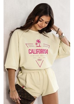 Dwuczęściowy komplet damski California cytrynowy ze sklepu intimiti.pl w kategorii Dresy damskie - zdjęcie 187868724