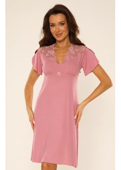 De Lafense Lilian 754 brudny róż koszula damska ze sklepu intimiti.pl w kategorii Koszule nocne - zdjęcie 187869003