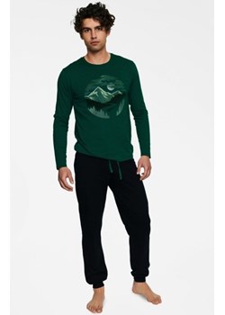 Henderson Birch 40024-77X ciemnozielony-czarny piżama męska ze sklepu intimiti.pl w kategorii Piżamy męskie - zdjęcie 187869133