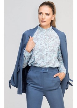 *Lanti ZA116 żakiet niebieski ze sklepu intimiti.pl w kategorii Marynarki damskie - zdjęcie 187869242