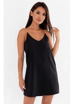 Elegancka sukienka na złotych ramiączkach ze sklepu intimiti.pl w kategorii Sukienki - zdjęcie 187869291