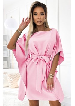 Numoco 287-30 SOFIA kobieca sukienka motyl z wiązaniem w pasie ze sklepu intimiti.pl w kategorii Sukienki - zdjęcie 187869304