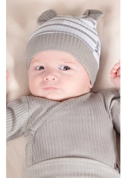 Kopertowe body prążek szare ze sklepu intimiti.pl w kategorii Body niemowlęce - zdjęcie 187869320