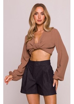 Moe szorty jeansowe grafitowe M860 ze sklepu intimiti.pl w kategorii Spodnie damskie - zdjęcie 187869442