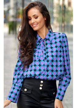 Kobieca bluzka z wiązaniem 0146/L77 ze sklepu intimiti.pl w kategorii Koszule damskie - zdjęcie 187869661