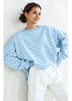 Oversizowa bluza damska w paski Flowy ze sklepu intimiti.pl w kategorii Bluzy damskie - zdjęcie 187869673