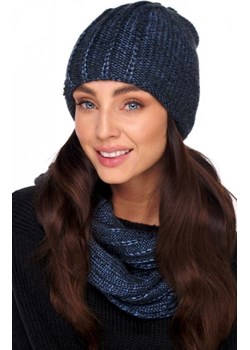 Czapka i komin z wełną jeans LC130 ze sklepu intimiti.pl w kategorii Komplety czapka i szalik damskie - zdjęcie 187869704