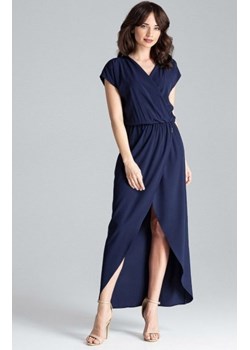 Długa sukienka granatowa L033 ze sklepu intimiti.pl w kategorii Sukienki - zdjęcie 187869760