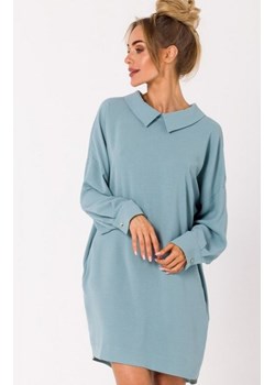 Moe M740 oversizowa sukienka z łańcuszkiem miętowa ze sklepu intimiti.pl w kategorii Sukienki - zdjęcie 187869784