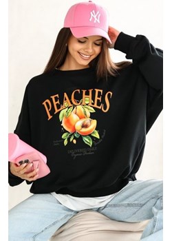 Ocieplana bluza damska peaches czarna ze sklepu intimiti.pl w kategorii Bluzy damskie - zdjęcie 187869841