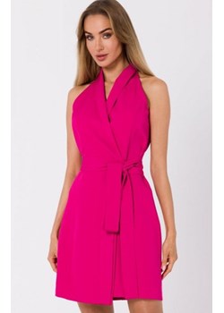 Moe M747 różowa sukienka żakietowa ze sklepu intimiti.pl w kategorii Sukienki - zdjęcie 187869963
