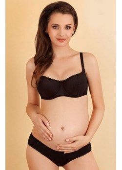 Lupoline 1381 biustonosz mama czarny ze sklepu intimiti.pl w kategorii Biustonosze - zdjęcie 187870153