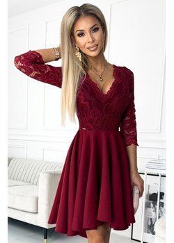 Numoco 210-15 NICOLLE sukienka z dłuższym tyłem i dekoltem ze sklepu intimiti.pl w kategorii Sukienki - zdjęcie 187870251