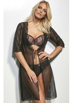 Elegancki czarny peniuar Kiara ze sklepu intimiti.pl w kategorii Szlafroki damskie - zdjęcie 187870570