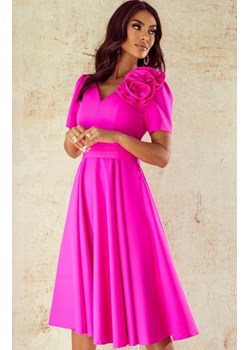 Elizabeth Rubi sukienka midi fuksja ze sklepu intimiti.pl w kategorii Sukienki - zdjęcie 187870643