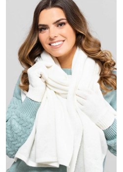 Kamea 01 szalik wełniany biały ze sklepu intimiti.pl w kategorii Szaliki i chusty damskie - zdjęcie 187870923