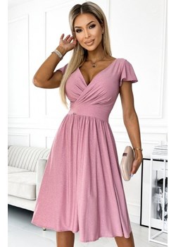 Numoco 425-2 MATILDE sukienka z dekoltem i krótkim rękawkiem ze sklepu intimiti.pl w kategorii Sukienki - zdjęcie 187870924