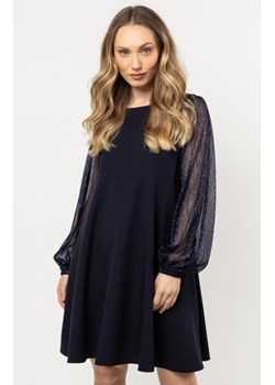 Awama A712 trapezowa mini sukienka granatowa ze sklepu intimiti.pl w kategorii Sukienki - zdjęcie 187870992