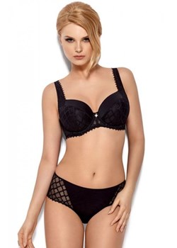 Wies-MANN Holly B-231 biustonosz usztywniany czarny ze sklepu intimiti.pl w kategorii Biustonosze - zdjęcie 187871023