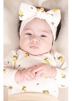 Bawełniane body kopertowe długi rękaw cytrynki ze sklepu intimiti.pl w kategorii Body niemowlęce - zdjęcie 187871031