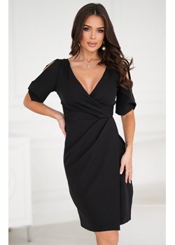 Bicotone dopasowana sukienka z odkrytymi ramionami czarna ze sklepu intimiti.pl w kategorii Sukienki - zdjęcie 187871091