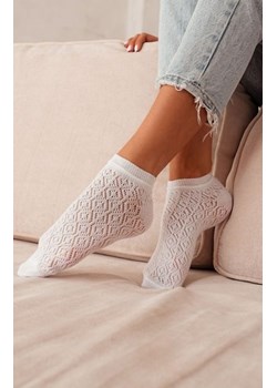 Milena Ażur 1504-002 ażurowe stopki damskie ze sklepu intimiti.pl w kategorii Skarpetki damskie - zdjęcie 187871123